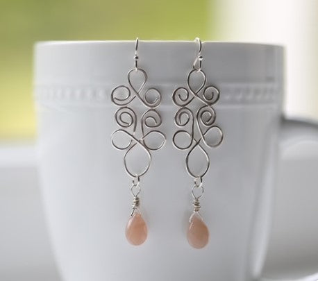 Wired elegance earrings