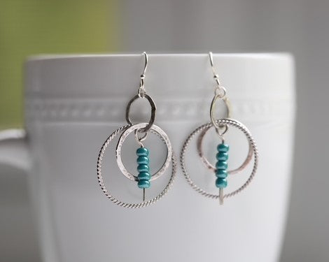 Boho and Blue earrings